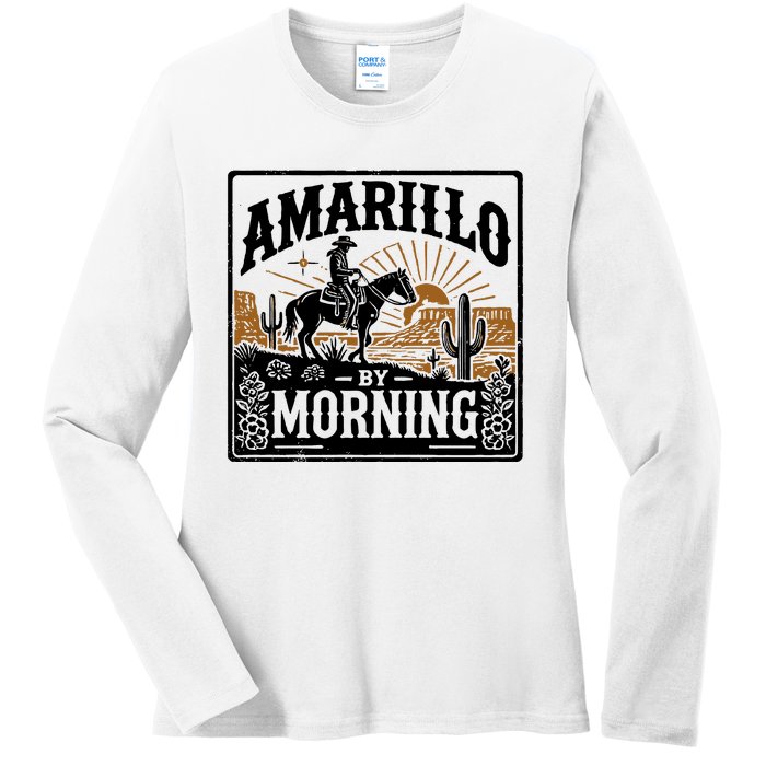 Amarillo By Morning Ladies Long Sleeve Shirt