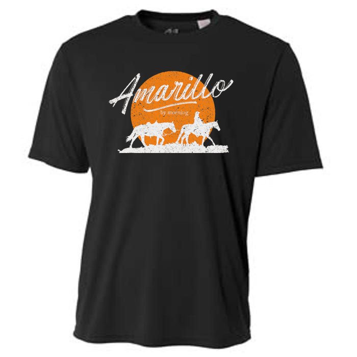 Amarillo By Morning Country Music Western Cooling Performance Crew T-Shirt