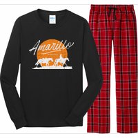 Amarillo By Morning Country Music Western Long Sleeve Pajama Set