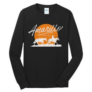 Amarillo By Morning Country Music Western Tall Long Sleeve T-Shirt