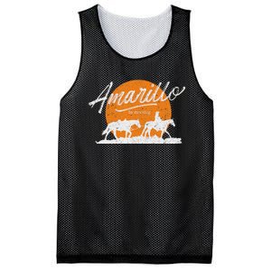 Amarillo By Morning Country Music Western Mesh Reversible Basketball Jersey Tank