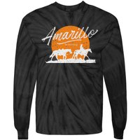 Amarillo By Morning Country Music Western Tie-Dye Long Sleeve Shirt