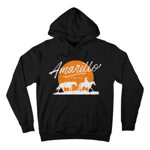 Amarillo By Morning Country Music Western Tall Hoodie