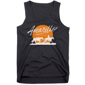 Amarillo By Morning Country Music Western Tank Top