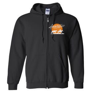 Amarillo By Morning Country Music Western Full Zip Hoodie