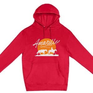 Amarillo By Morning Country Music Western Premium Pullover Hoodie