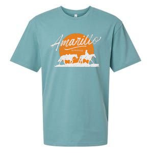 Amarillo By Morning Country Music Western Sueded Cloud Jersey T-Shirt