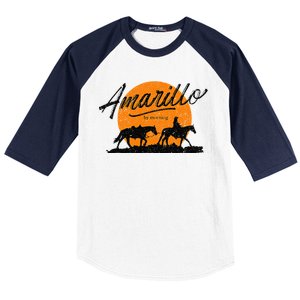 Amarillo By Morning Country Music Western Baseball Sleeve Shirt