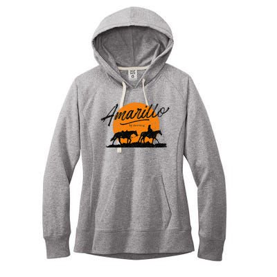 Amarillo By Morning Country Music Western Women's Fleece Hoodie