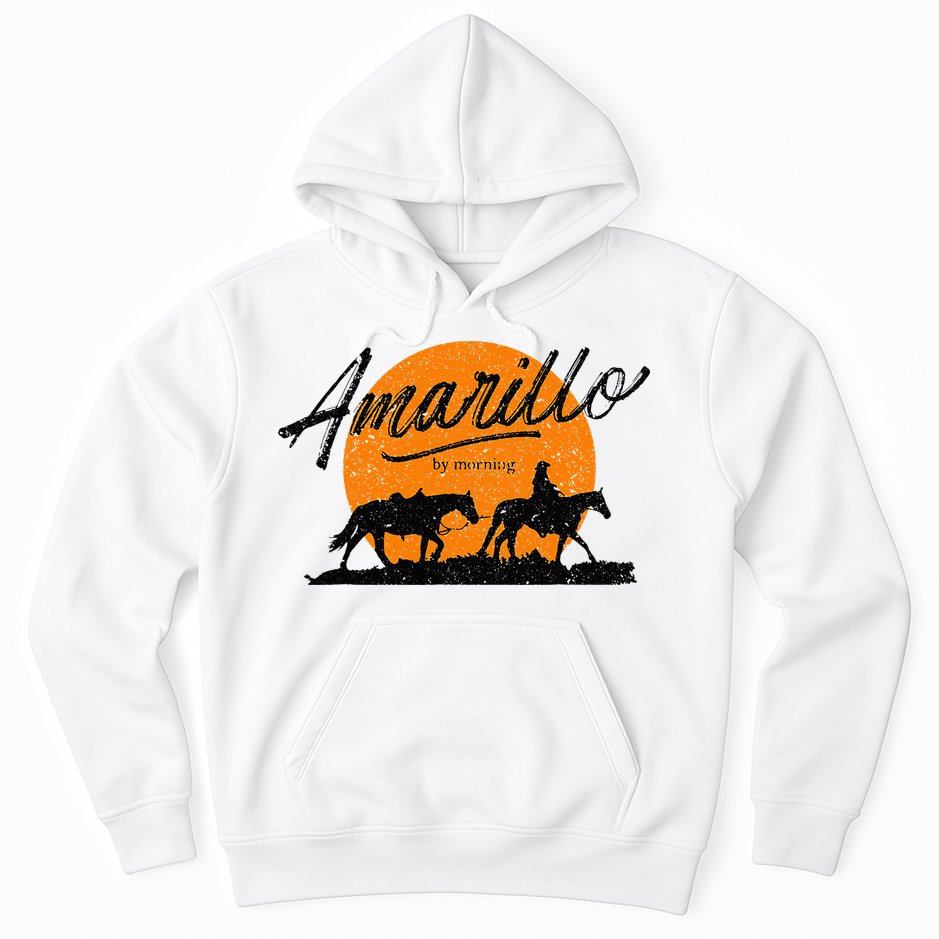 Amarillo By Morning Country Music Western Hoodie