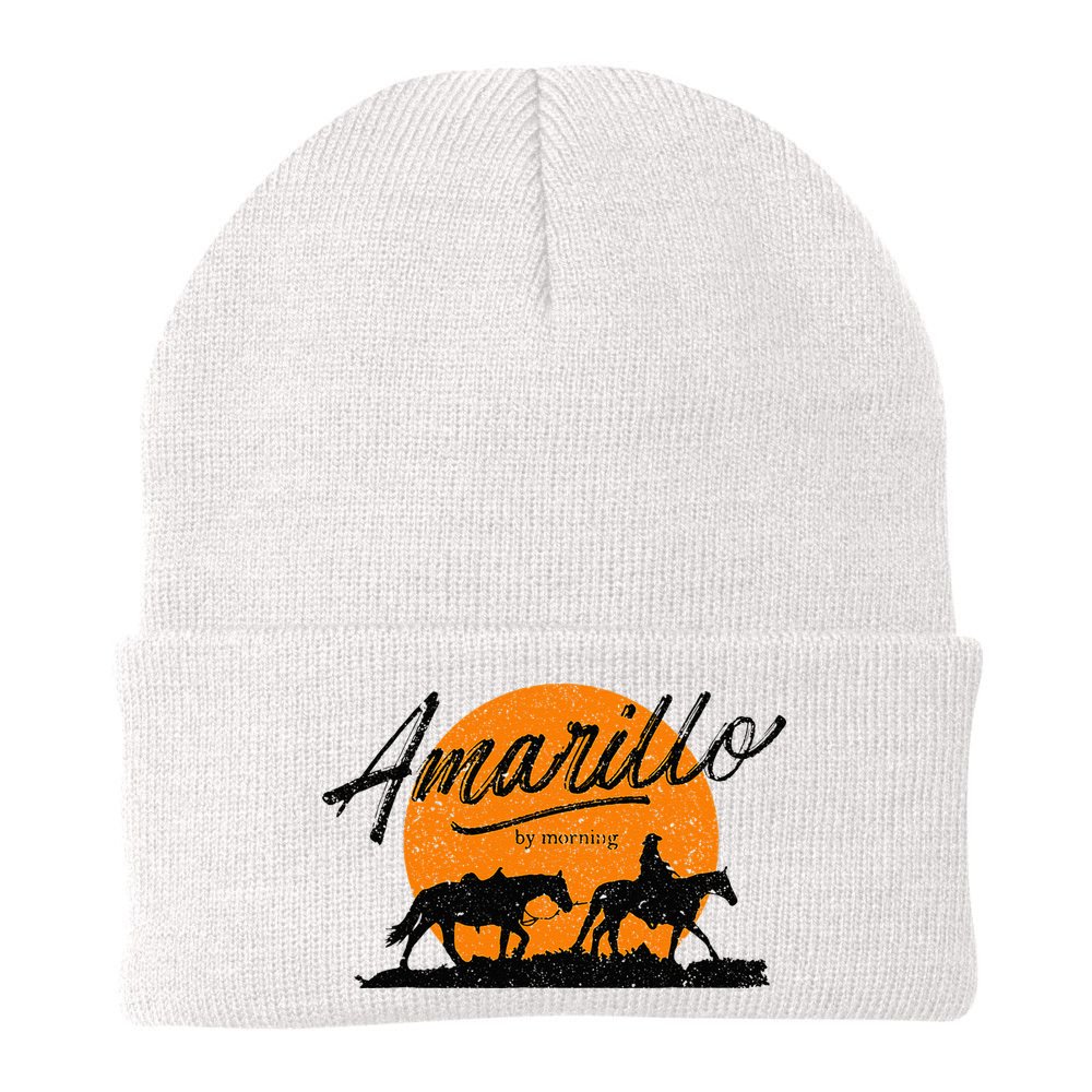Amarillo By Morning Country Music Western Beanie