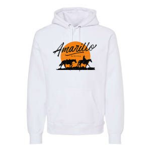 Amarillo By Morning Country Music Western Premium Hoodie