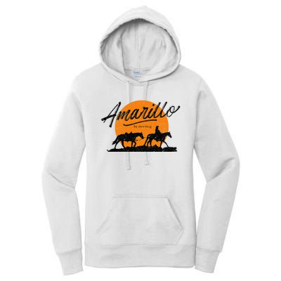 Amarillo By Morning Country Music Western Women's Pullover Hoodie