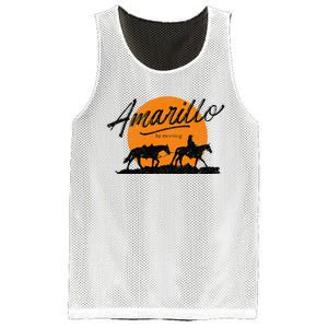 Amarillo By Morning Country Music Western Mesh Reversible Basketball Jersey Tank