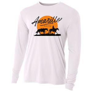 Amarillo By Morning Country Music Western Cooling Performance Long Sleeve Crew