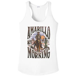 Amarillo By Morning Cowgirl Western Wild West Ladies PosiCharge Competitor Racerback Tank