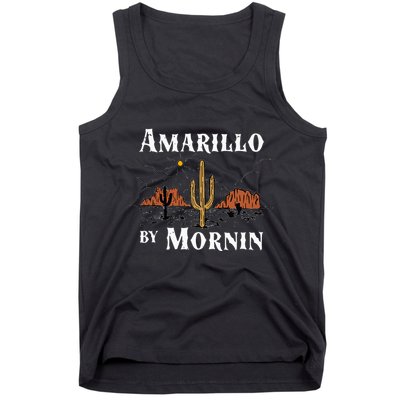 Amarillo By Morning Country Music Western Tank Top