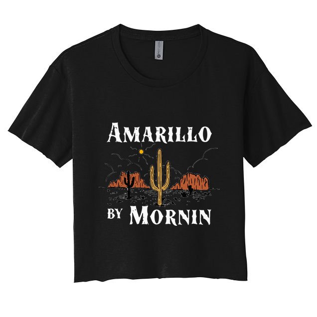 Amarillo By Morning Country Music Western Crop Top