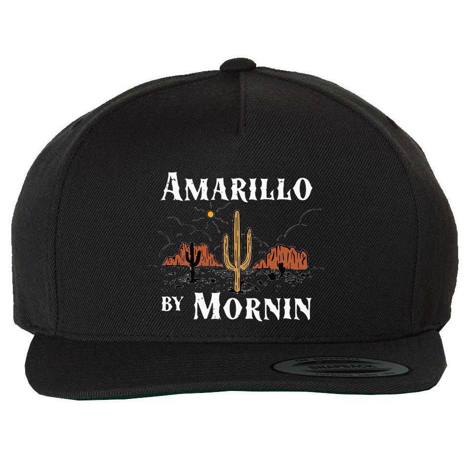 Amarillo By Morning Country Music Western Wool Snapback Cap