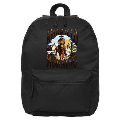 Amarillo By Morning Country Music 16 in Basic Backpack