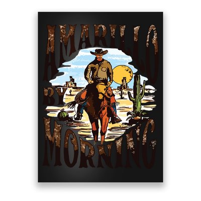 Amarillo By Morning Country Music Poster