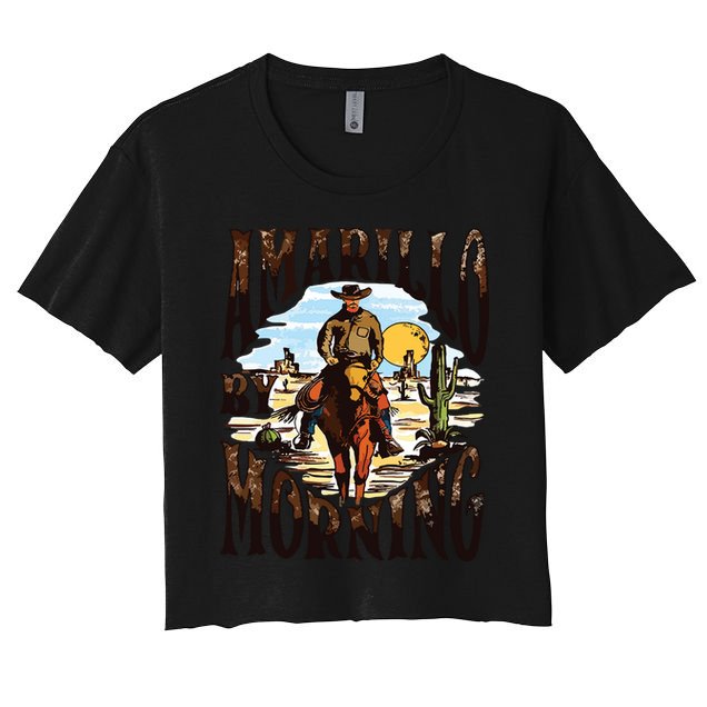 Amarillo By Morning Country Music Crop Top