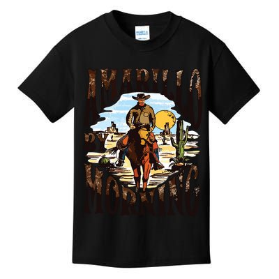 Amarillo By Morning Country Music Kids T-Shirt
