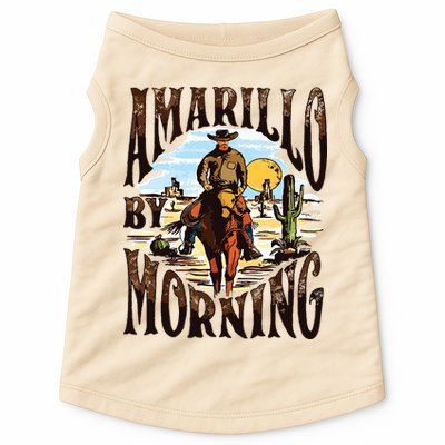 Amarillo By Morning Country Music Doggie Tank