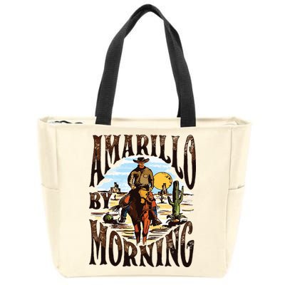 Amarillo By Morning Country Music Zip Tote Bag