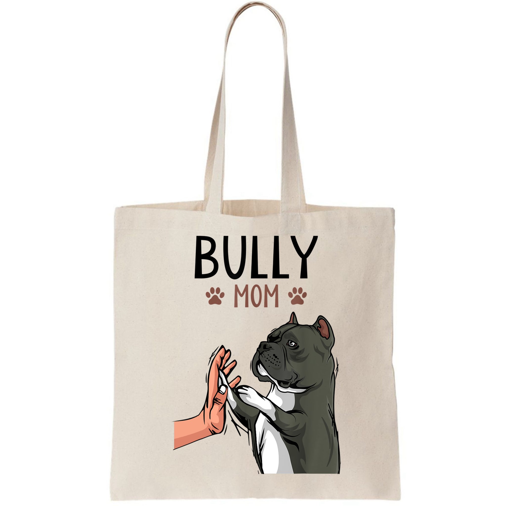 American Bully Mom Cute Dog Mama Funny Women TShirt Bag