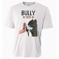 American Bully Mom Cute Dog Mama Funny Women TShirt Cooling Performance Crew T-Shirt