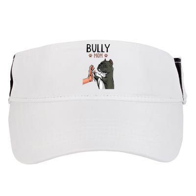 American Bully Mom Cute Dog Mama Funny Women TShirt Adult Drive Performance Visor
