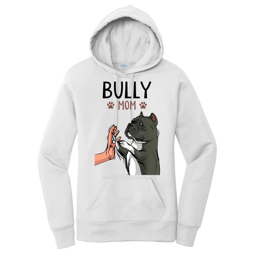 American Bully Mom Cute Dog Mama Funny Women TShirt Women's Pullover Hoodie