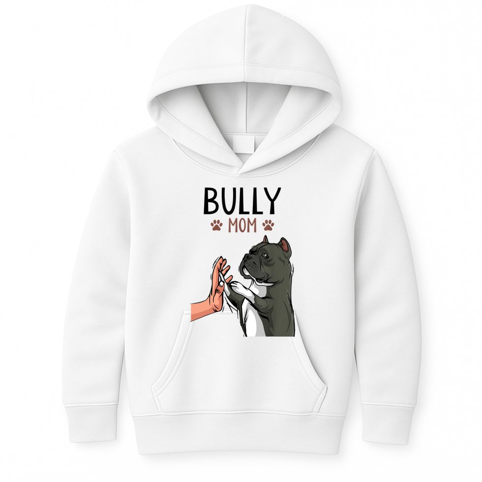 American Bully Mom Cute Dog Mama Funny Women TShirt Kids Hoodie