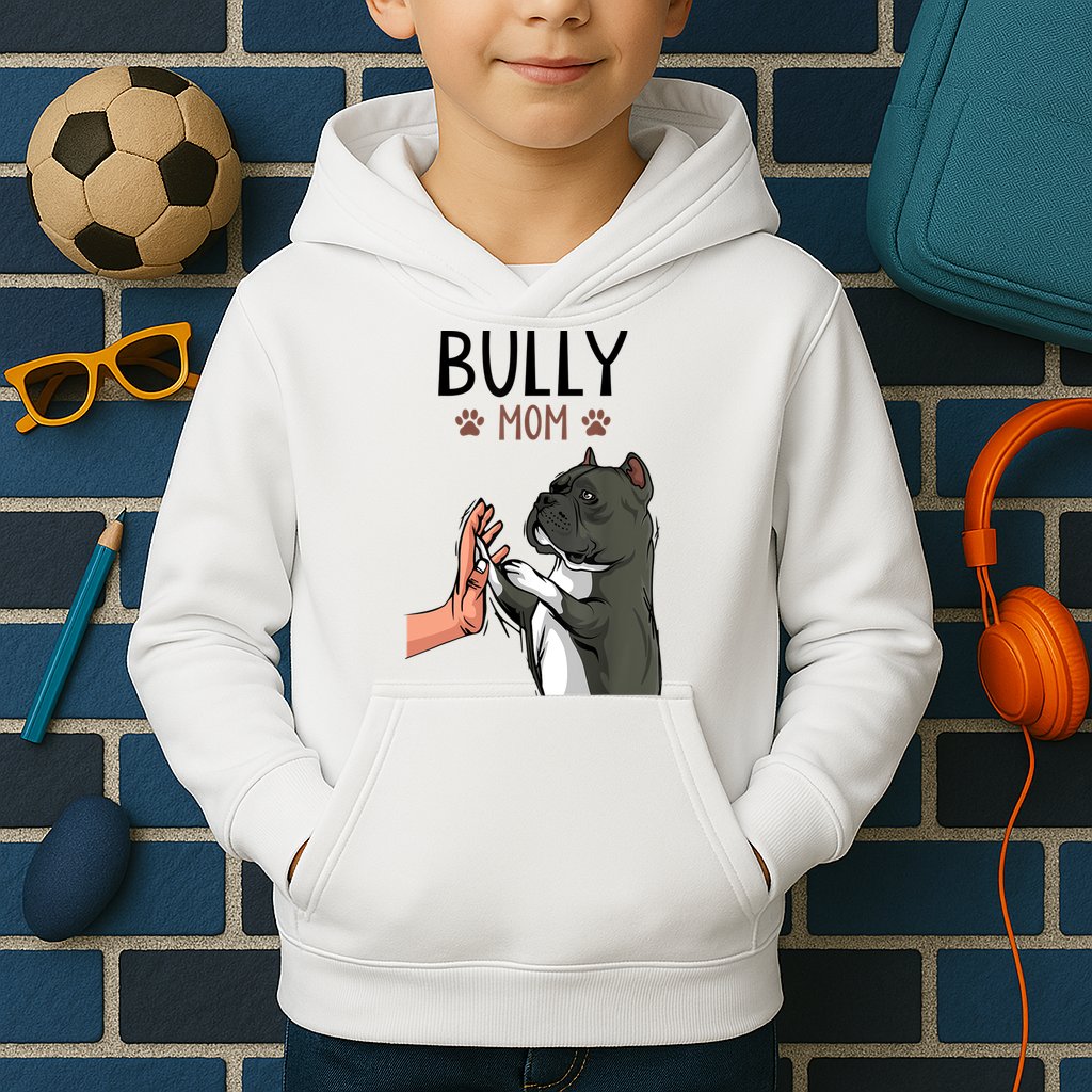 American Bully Mom Cute Dog Mama Funny Women TShirt Kids Hoodie