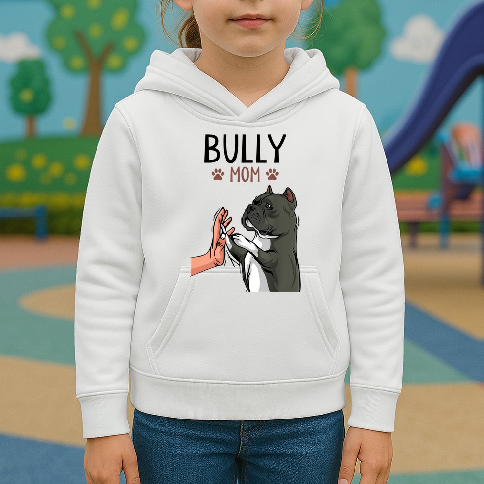 American Bully Mom Cute Dog Mama Funny Women TShirt Kids Hoodie