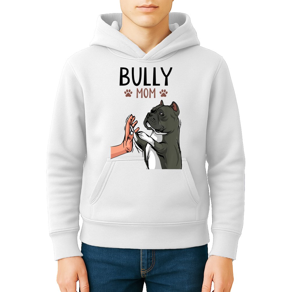 American Bully Mom Cute Dog Mama Funny Women TShirt Kids Hoodie