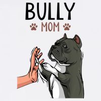 American Bully Mom Cute Dog Mama Funny Women TShirt Kids Hoodie