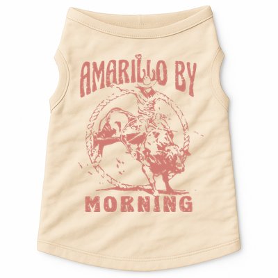 Amarillo By Morning Vintage Style Country Music Doggie Tank