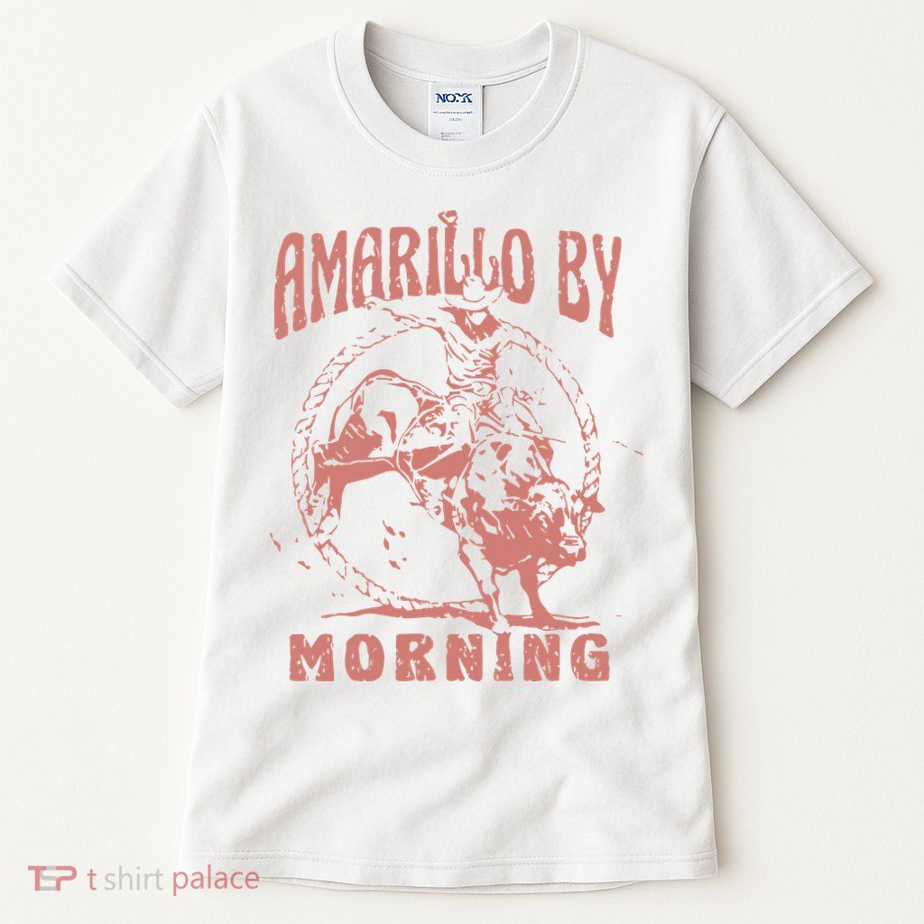 Amarillo By Morning Vintage Style Country Music Tall T-Shirt