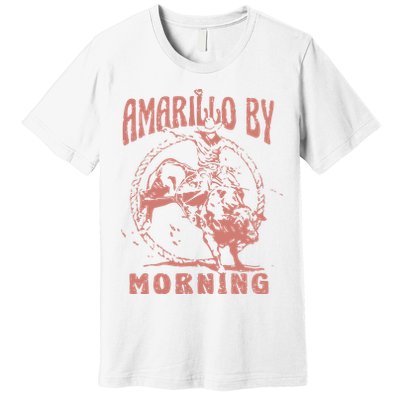Amarillo By Morning Vintage Style Country Music Premium T-Shirt