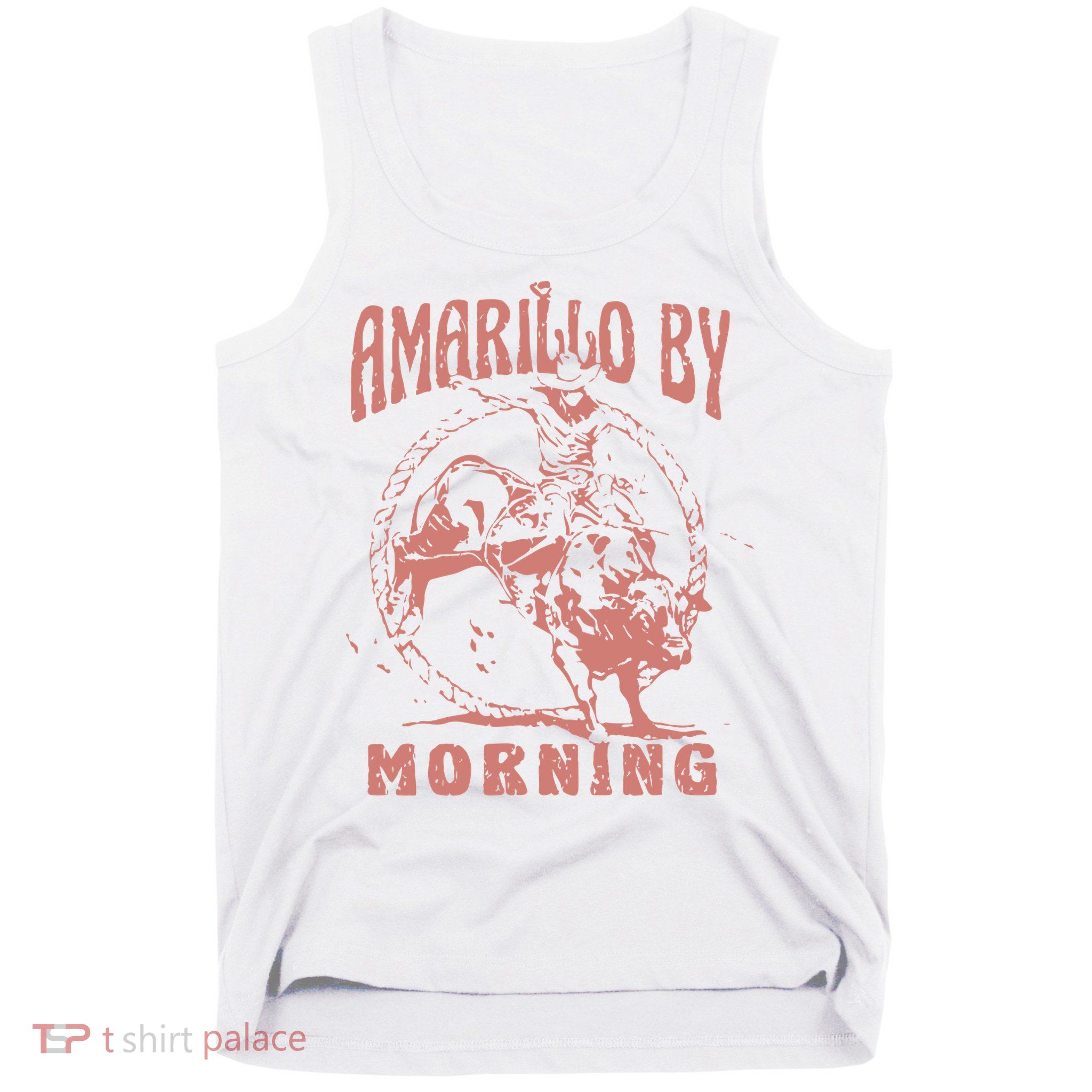 Amarillo By Morning Vintage Style Country Music Tank Top