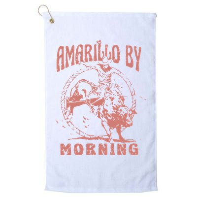 Amarillo By Morning Vintage Style Country Music Golf Towel