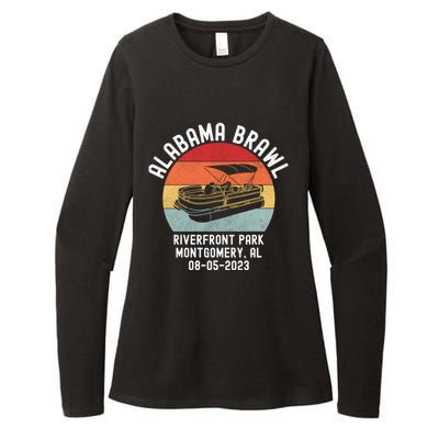 Alabama Brawl Montgomery Riverfront Brawl Alabama Boat Fight Womens CVC Long Sleeve Shirt