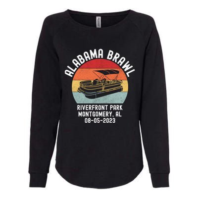 Alabama Brawl Montgomery Riverfront Brawl Alabama Boat Fight Womens California Wash Sweatshirt