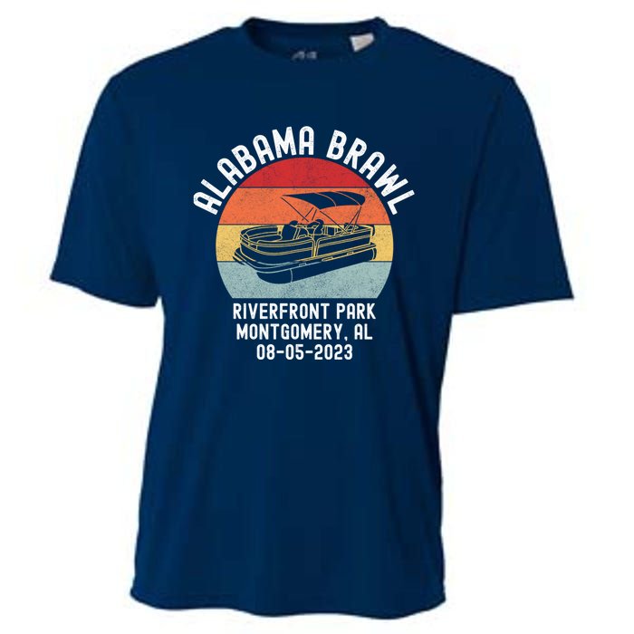 Alabama Brawl Montgomery Riverfront Brawl Alabama Boat Fight Cooling Performance Crew T-Shirt