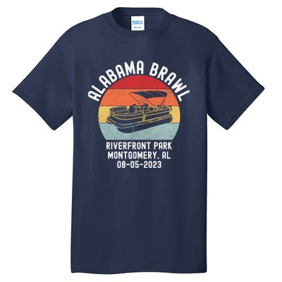 Alabama Brawl Montgomery Riverfront Brawl Alabama Boat Fight Tall T-Shirt