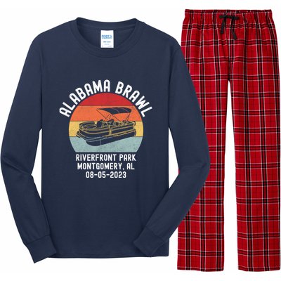 Alabama Brawl Montgomery Riverfront Brawl Alabama Boat Fight Long Sleeve Pajama Set