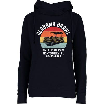 Alabama Brawl Montgomery Riverfront Brawl Alabama Boat Fight Womens Funnel Neck Pullover Hood