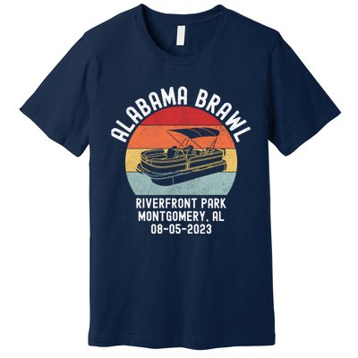 Alabama Brawl Montgomery Riverfront Brawl Alabama Boat Fight Premium T-Shirt